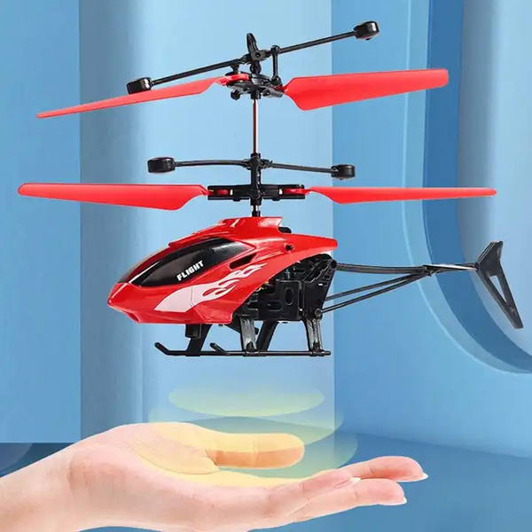 لعبة الطائرة الهيليكوبتر  تعمل بالاشعة تحت الحمراء و الاستشعار مع ضوء وامض جميل