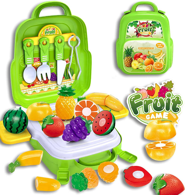Kids Fruit Play Set, Kitchen Toys, Fun Fruit Cutting Toys