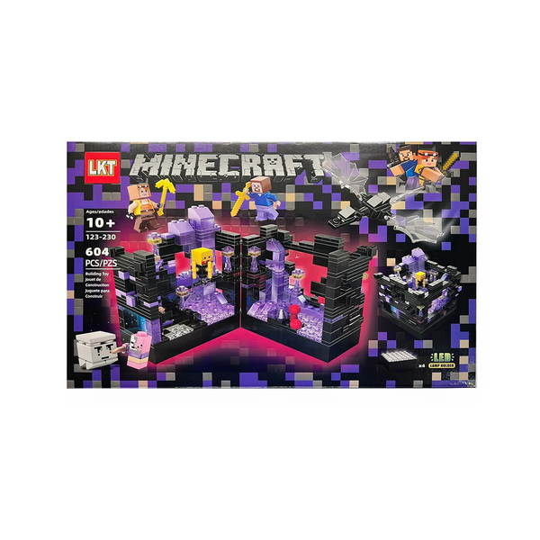 604-piece Minecraft building set, includes LED light