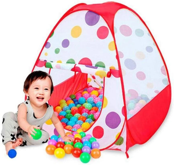 خيمة اللعب القابلة للطي مع 100 كرة ملونة مميزة , بيت الكرة السحري