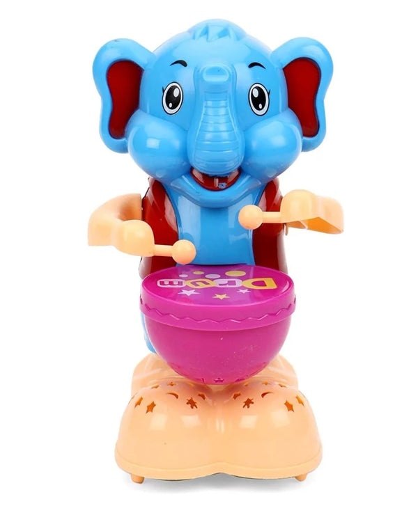 لعبة على شكل شخصية كرتونية مفضلة للأطفال الفيل لطيف مع الإضاءة و الموسيقى تعمل بالبطارية