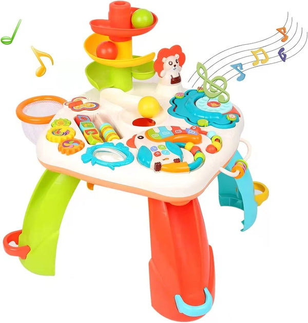 Multifunctional educational activity table, educational games table, interactive music