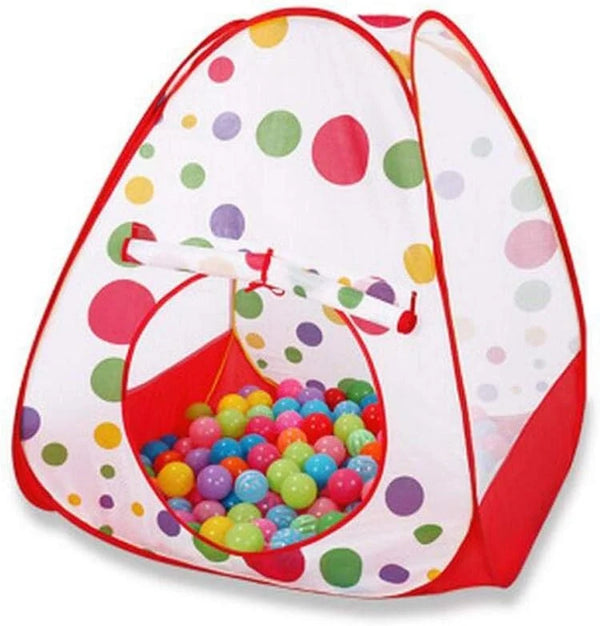 خيمة اللعب القابلة للطي مع 50 كرة ملونة مميزة , بيت الكرة السحري