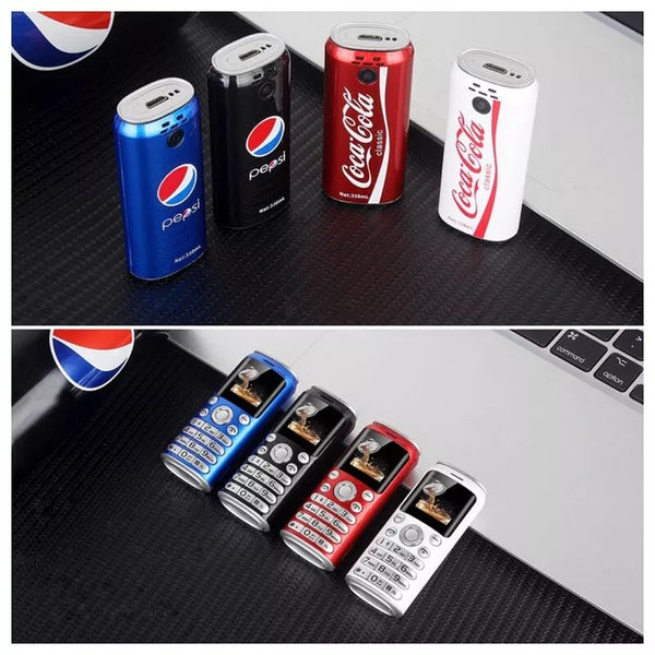 Cute Pocket Mini Mobile Phones 1.0 inch cola Telefone MP3 Bluetooth dialer Call Recordings small Dual sims Cellphone