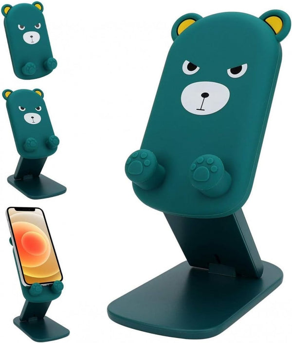 Cute foldable desk phone holder, universal for all mobile smartphones/tablets